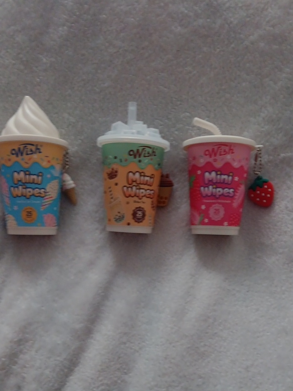 Cute Mini Wipes Keychain Choice Of 1